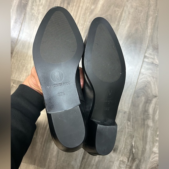 Voes & Company Harlow Vegan Chelsea Boots Black Corn Leather 37.5 - Picture 5 of 6